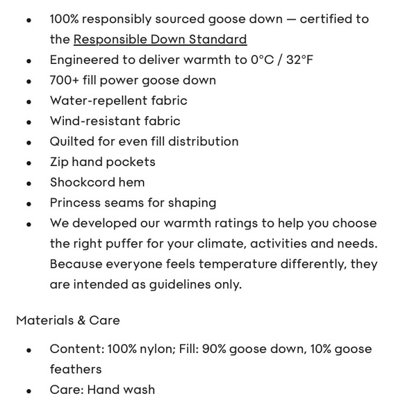 Aritzia TnAction Botanie Puffer Jacket XS - Picture 10 of 10